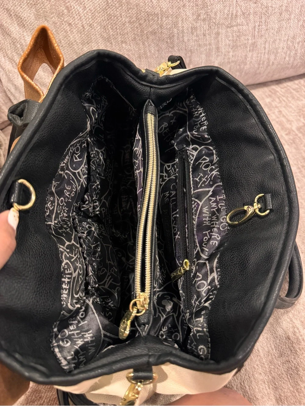 Y2K Betsey Johnson Satin Big Bow Wagon Satchel Handbag